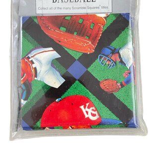 Vintage Baseball Puzzle Scramble Squares New in Bag Puzzle 9 Piece Challenging